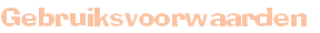 Gebruiksvoorwaarden