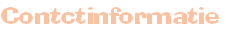 Contctinformatie